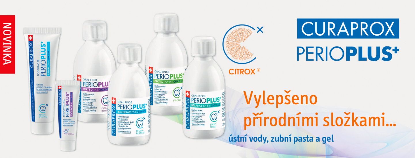 PERIO PLUS+ ústní vody, pasta, gel